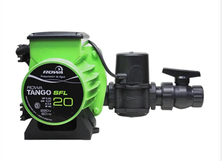 A Marca Rowa possui o pressurizador SFL 20, ideal para aumentar a pressão da água em piscinas de pequeno e médio porte.